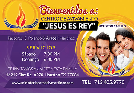 Flyers para iglesias en Houston Texas